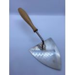 Hallmarked Silver Mini Trowel, weight 44g and 18cm long approx