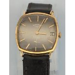 1970s Vintage 9K Gold Rotary Watch, 30mm case and 23cm band length