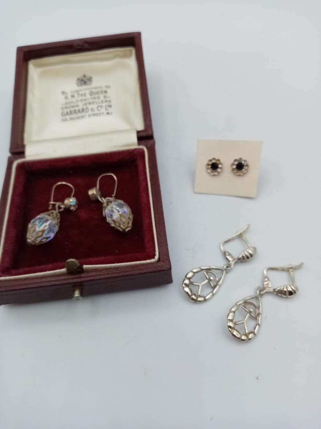 3x Pairs of Vintage Silver Earrings (3)