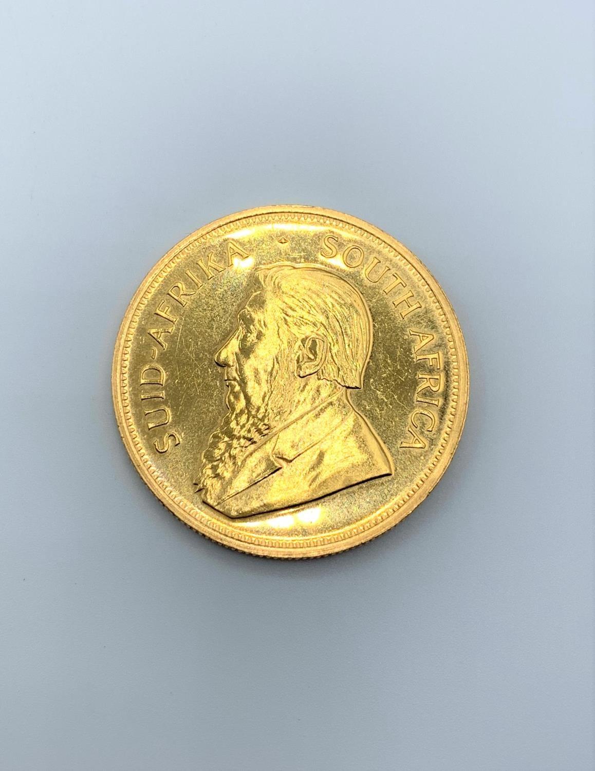 Krugerrand Coin Minted in 1982 CI03 Fine Gold - Image 3 of 3