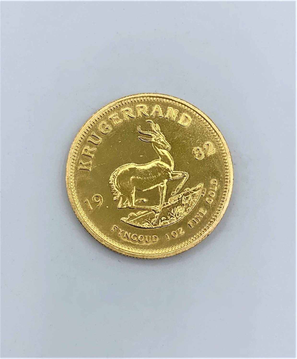 Krugerrand Coin Minted in 1982 CI03 Fine Gold