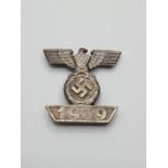 Nazi Cap or Lapel Badge dated 1939