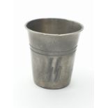 WW2 Pewter Waffen SS Schnapps Cup