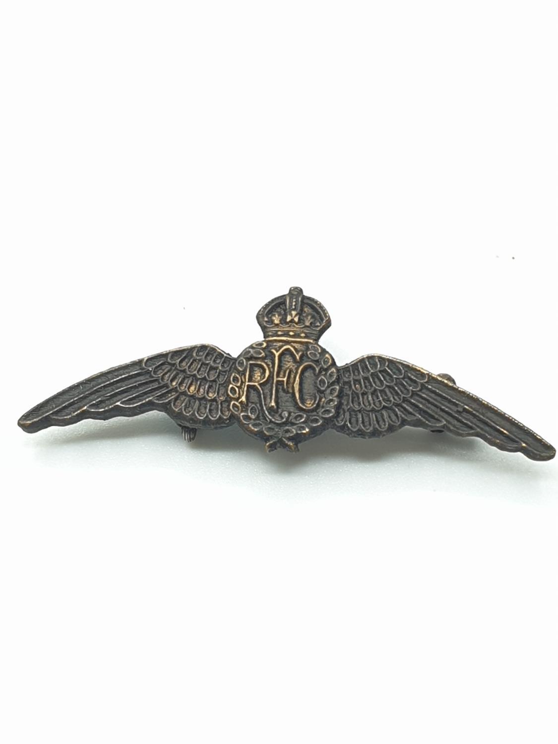 WW1 Royal Flying Corps Sweethearts Badge, Width 4cm