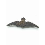 WW1 Royal Flying Corps Sweethearts Badge, Width 4cm