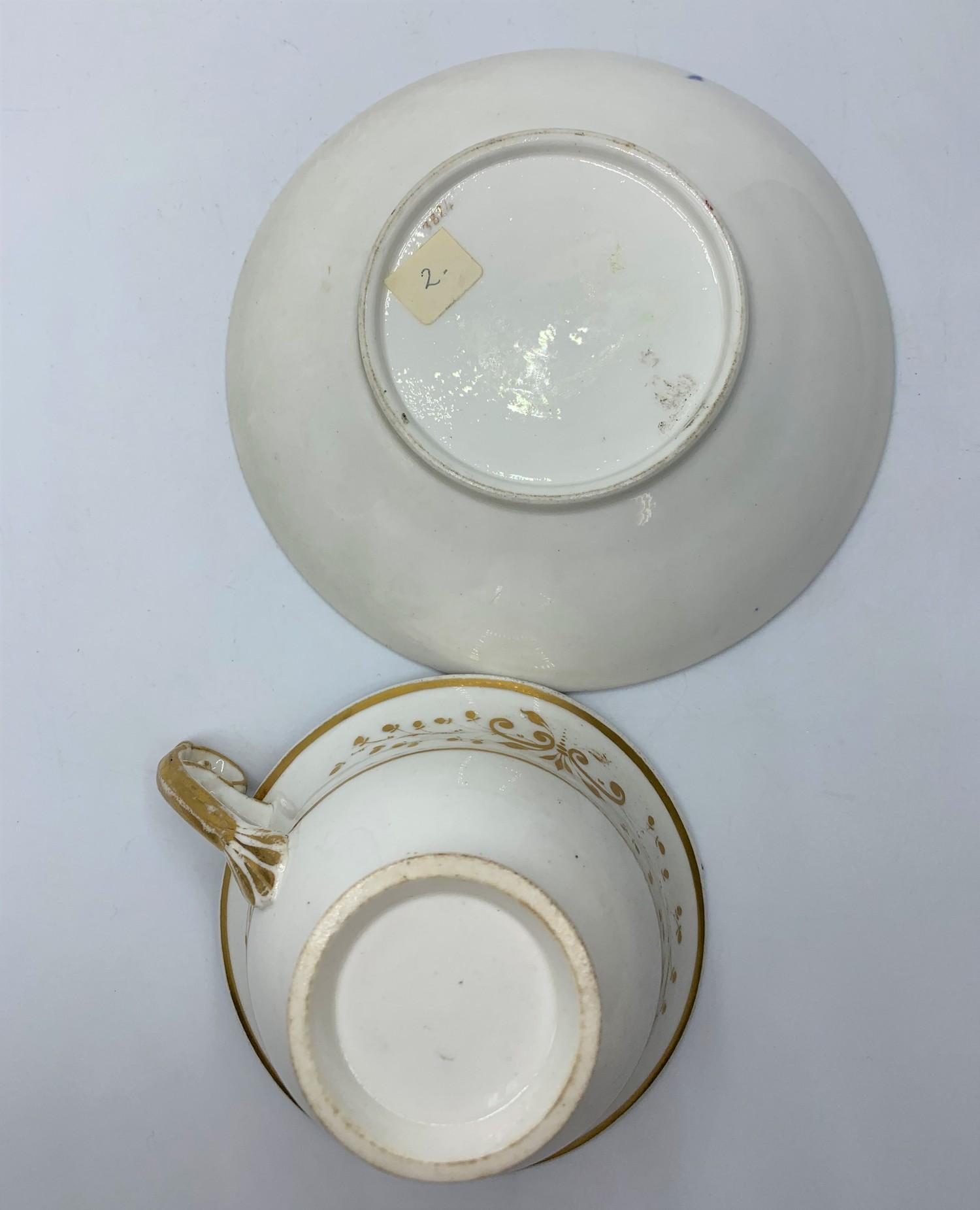 H&R Daniel Bell shape Cup & Saucer circa 1830 (2) - Image 7 of 8