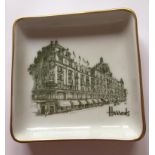 Harrods Pin Tidy/Trinket Tray from the Copenhagen Porcelain Co Denmark, perfect condition 9.5cm wide