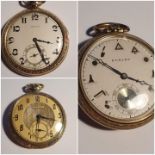 Rare collection of 3x Dudley Masonic Skeleton Pocket watches series 1, 2 and 3 (3)