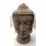 A large earthenware Buddha Head with some damage, made for the PTMD Collection, Holland