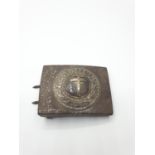 WW2 Free French Trophy Buckle made from a German Army Buckle.