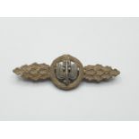 WW2 Style Luftwaffe Day Fighters Clasp in Silver.