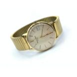 Mappin & Webb 9K Gold Quartz Watch with expandable Steel Strap, British Railway Celebration