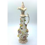 H&R Daniel Ornate Floral Scent Bottle circa 1825 in good condition 28cm tall