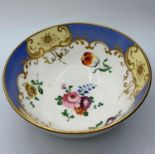 H&R Daniel slop Bowl with floral theme 16cm diameter