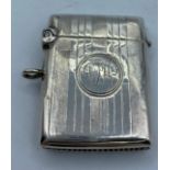 Antique Silver Vesta Hallmarked Birmingham 1915 (A/F)