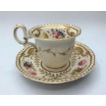 H&R Daniel cup and saucer. Pattern no. 4156 in good condition.