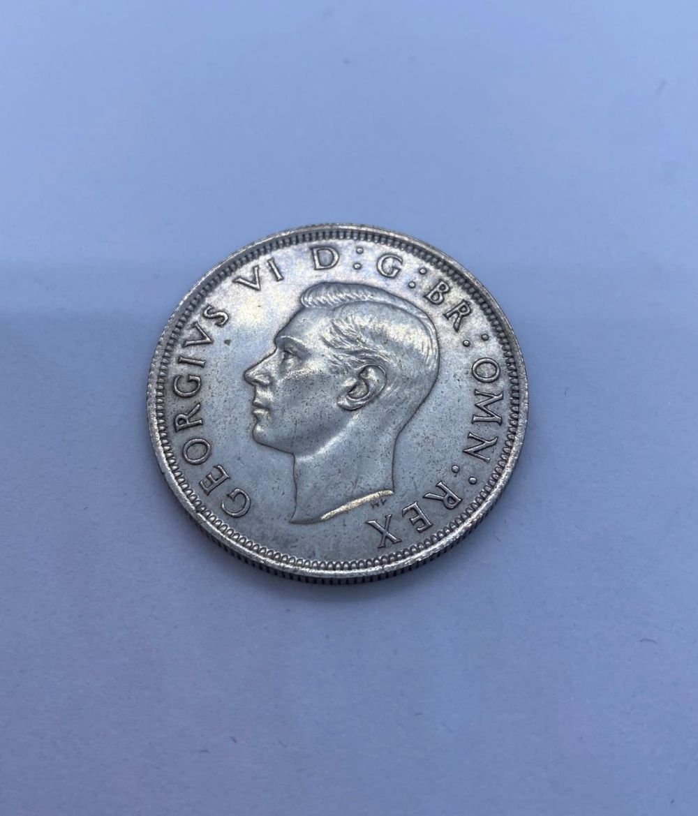 1937 Uncirculated Half Crown. George VI Perfect Condition.