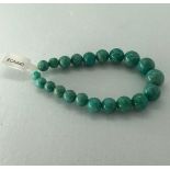 Amazonite expandable Bracelet, weight 27.7g (ecn440)