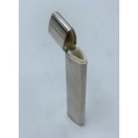 Silver toothpick holder, weighs 44g and is 8.5cms tall