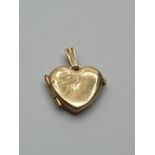 Vintage 9CT Heart shaped Locket