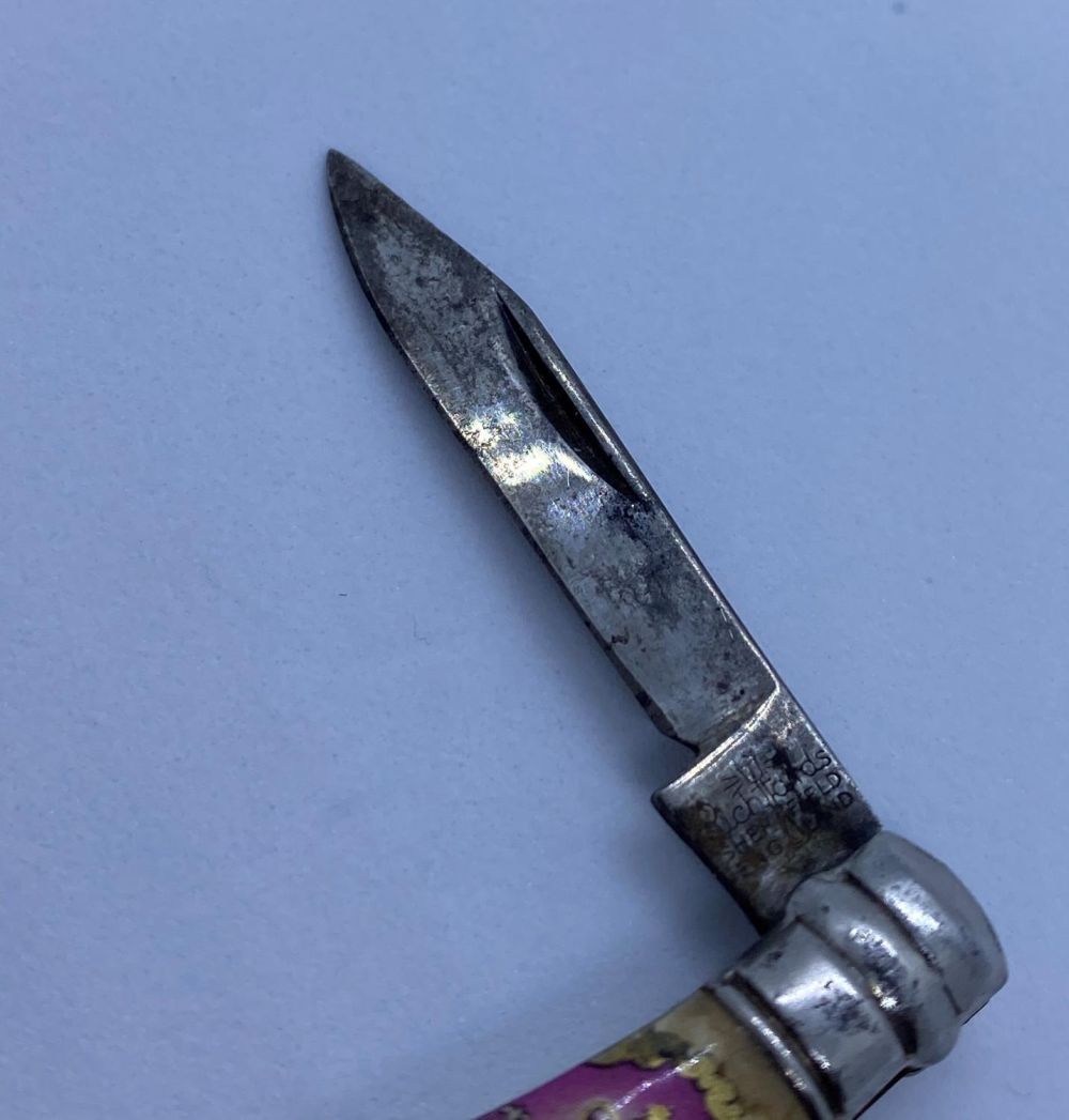Rare Vintage Coronation Pen Knife from Richards of Sheffield. Having Clear Colour Picture of QE II - Image 3 of 5