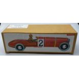 Clockwork Tin Racing car with key