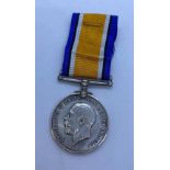 First World War Medal Awarded to Private. F. Thorpe of the Royal Welsh Fusiliers, Complete with