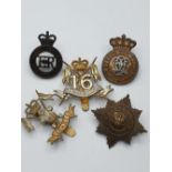 5 x British Army Cavalry Cap Badges (5)