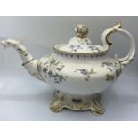 H&R Daniel second bell shaped Teapot with visible cracks