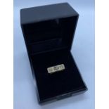 Vintage 18ct Gold Trilogy Diamond Ring (Rose Cut) 3.3g, Size I.