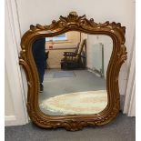 Vintage gilt mirror, W60 x H82cm