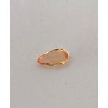 Imperial Topaz loose Stone, around 3.82ct (Oro Preto Minas Gerais, Brazil) and size 14x7.5x4mm