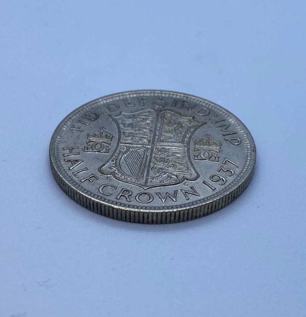 1937 Uncirculated Half Crown. George VI Perfect Condition. - Image 3 of 3