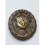 Spanish Civil War Style Condor Legion Wound Badge. Silver (2nd class) for being wounded three or