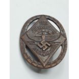 WW2 German N.S.F.K Flier Korps Rally Badge Dated 1939