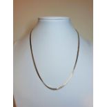 Mixed lot of Silver Jewellery to include a pair of Silver Hoop Earrings, a Silver Necklace and a