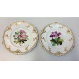 A Pair of Daniel Queens Shape Plates in Good Condition.