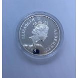 Silver Proof One Ounce £5 Coin Minted in 2005 to Celebrate the 60th Anniversary of the Liberation of