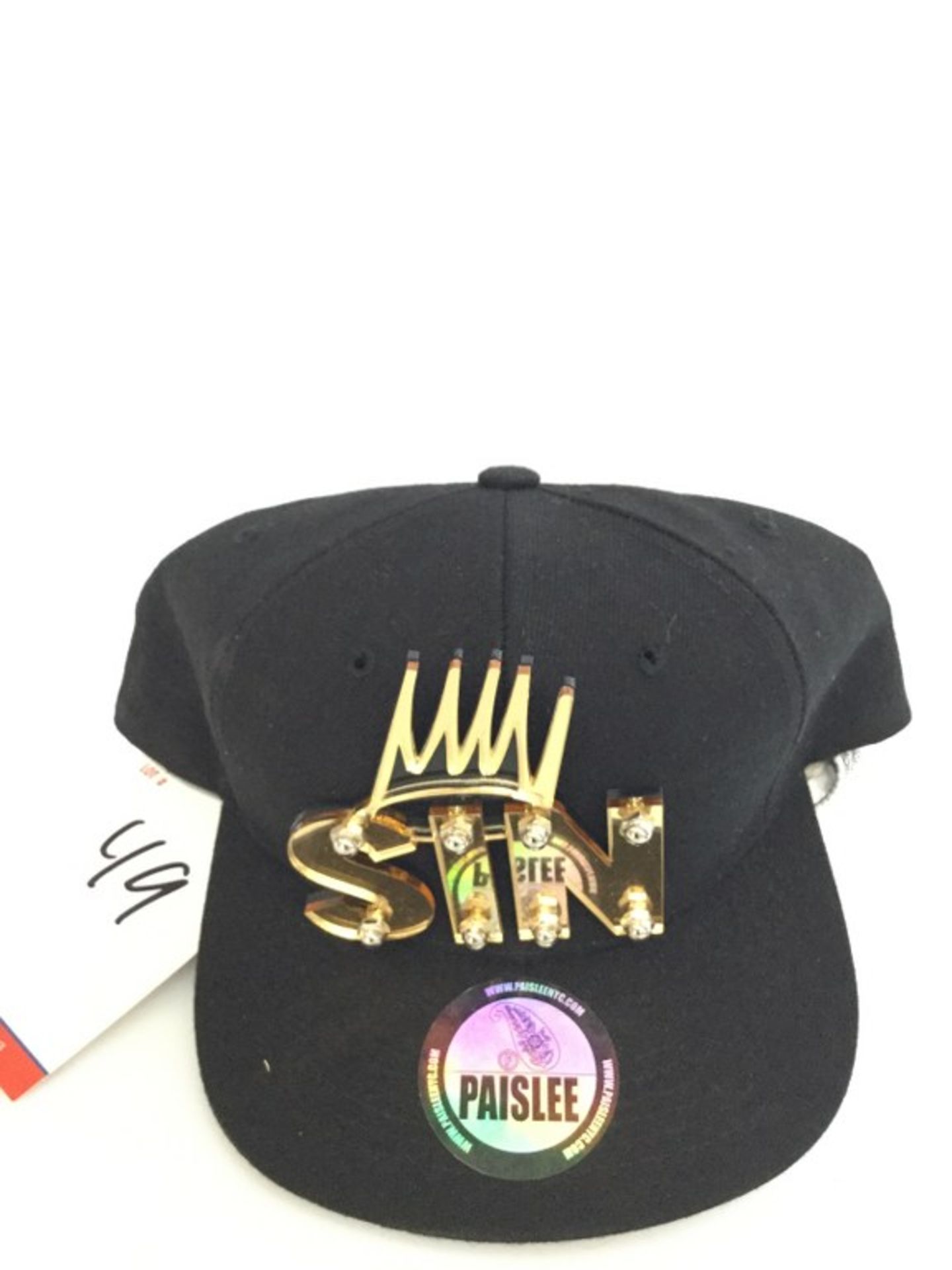 PAISLEE BLACK HAT/ SIN DESIGN