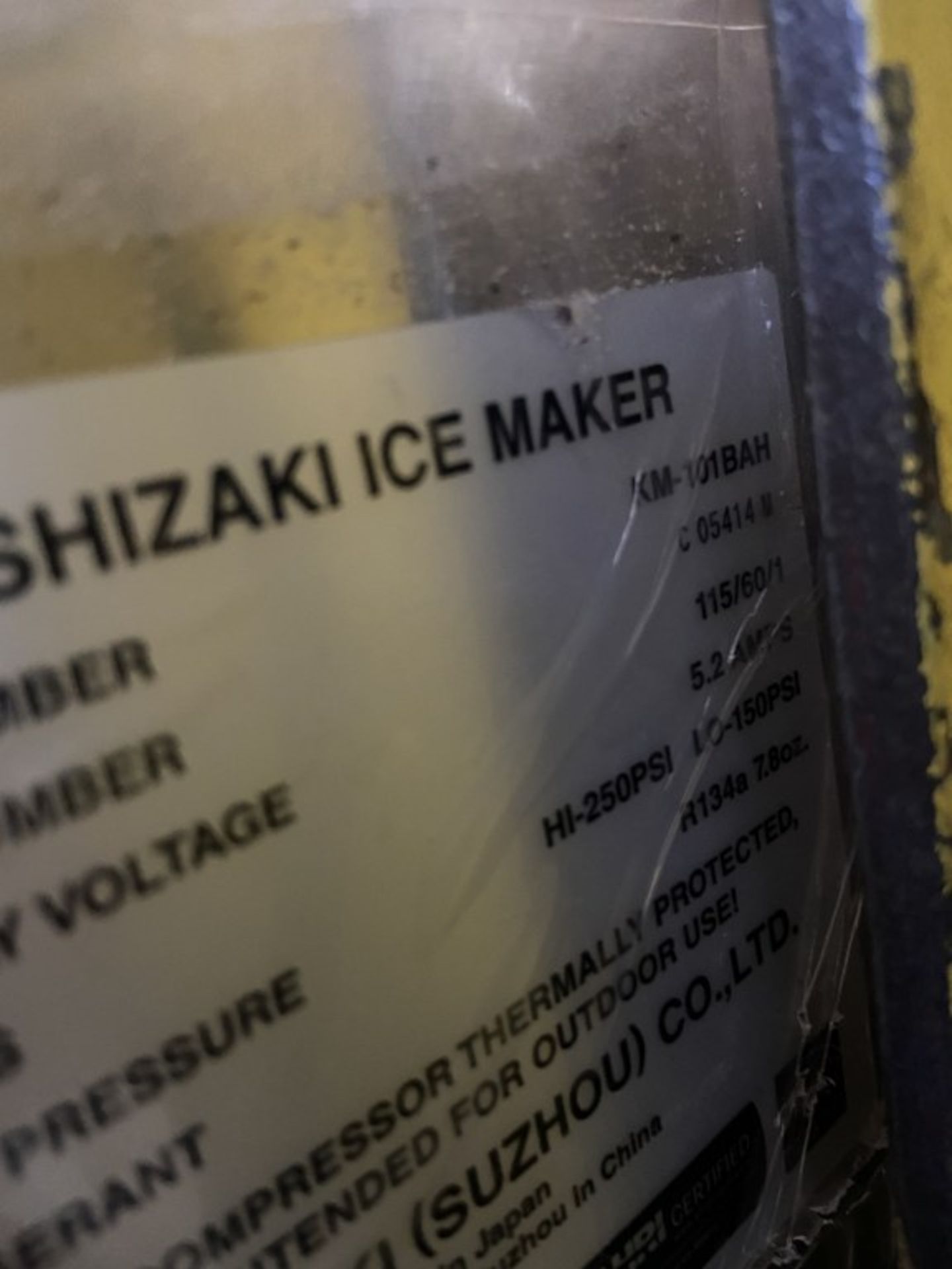 HOSHIZAKI - ICE MAKER - MODEL # KM101BAH - Image 3 of 3