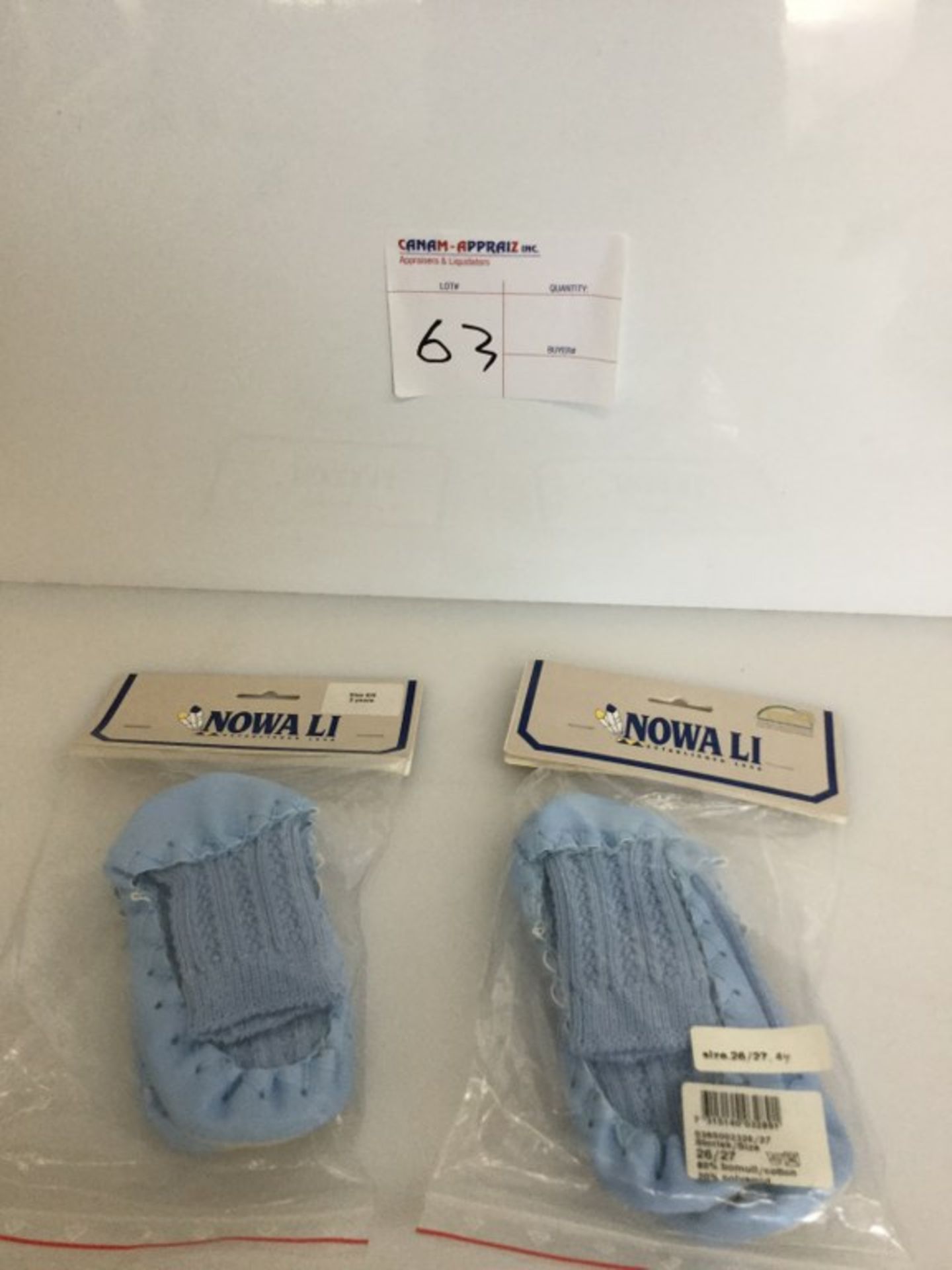 NOWALI BLUE CHILD SHOE X2 - SIZE 24/25, 26/27