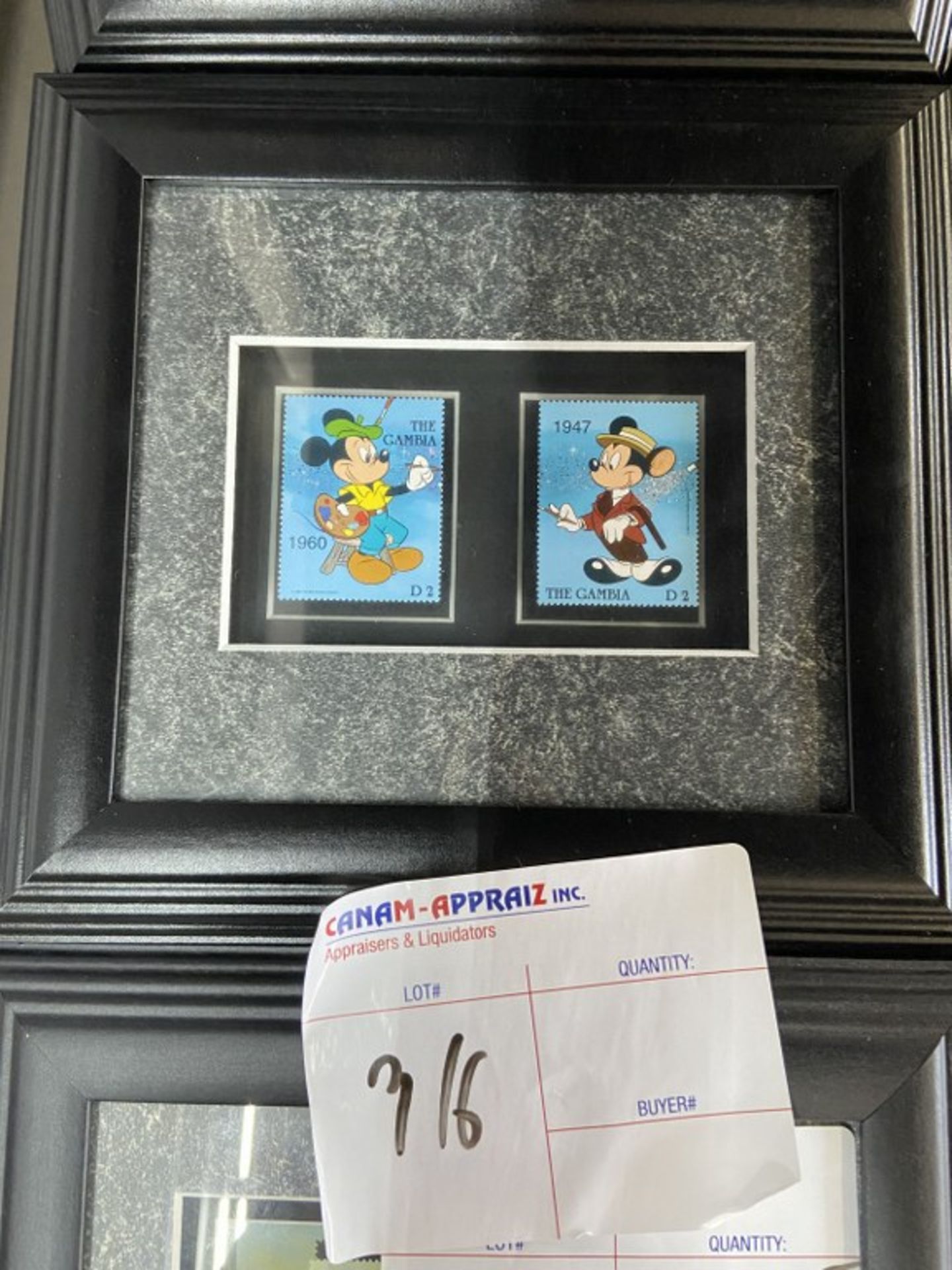 POSTMASTERS - LIMITED EDITION DECORATIVE COLLECTIBLES - 9" X 8" MICKEY MOUSE 1997