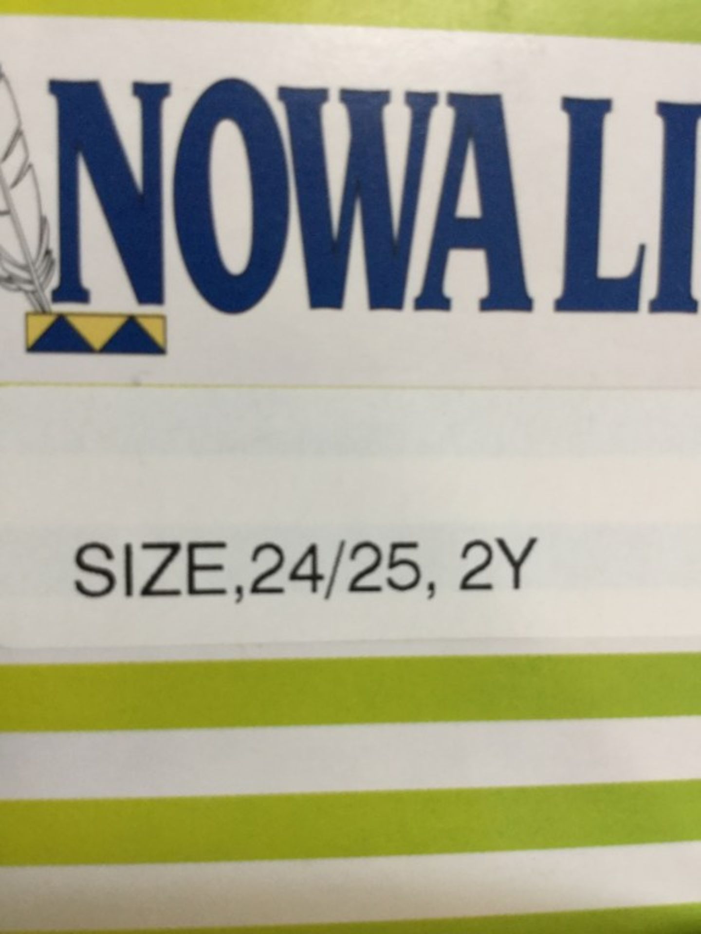 NOWALI BLUE CHILD SHOE X2 - SIZE 24/25, 26/27 - Image 2 of 3