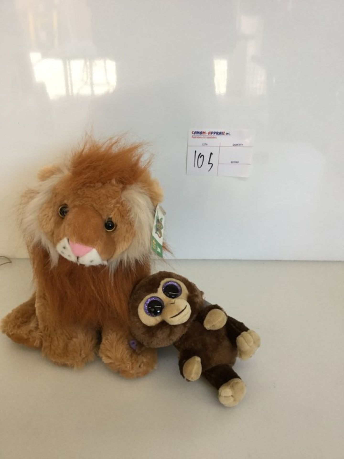 WILD REPUBLIC - STUFFED LION AND MONKEY