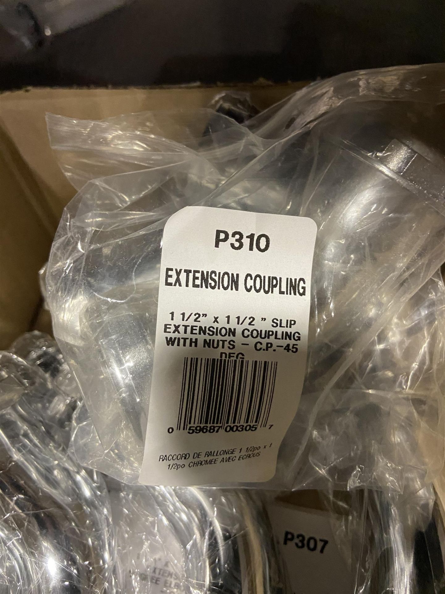 P310 - EXTENSION COUPLING - EXTENSION COUPLING W/NUTS - 28PCS - Image 3 of 4