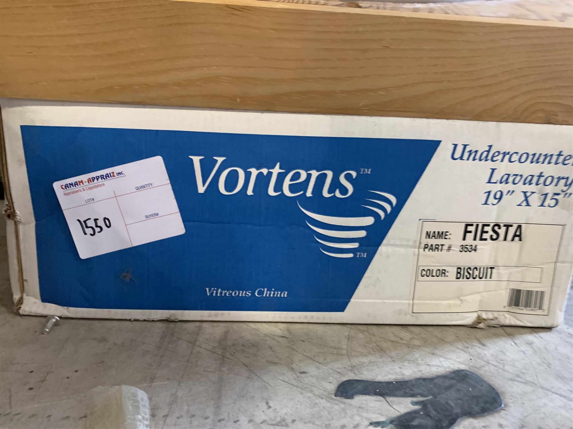 VORTENS - UNDERCOUNTER LAVATORY - SEE PHOTOS - 1PCS