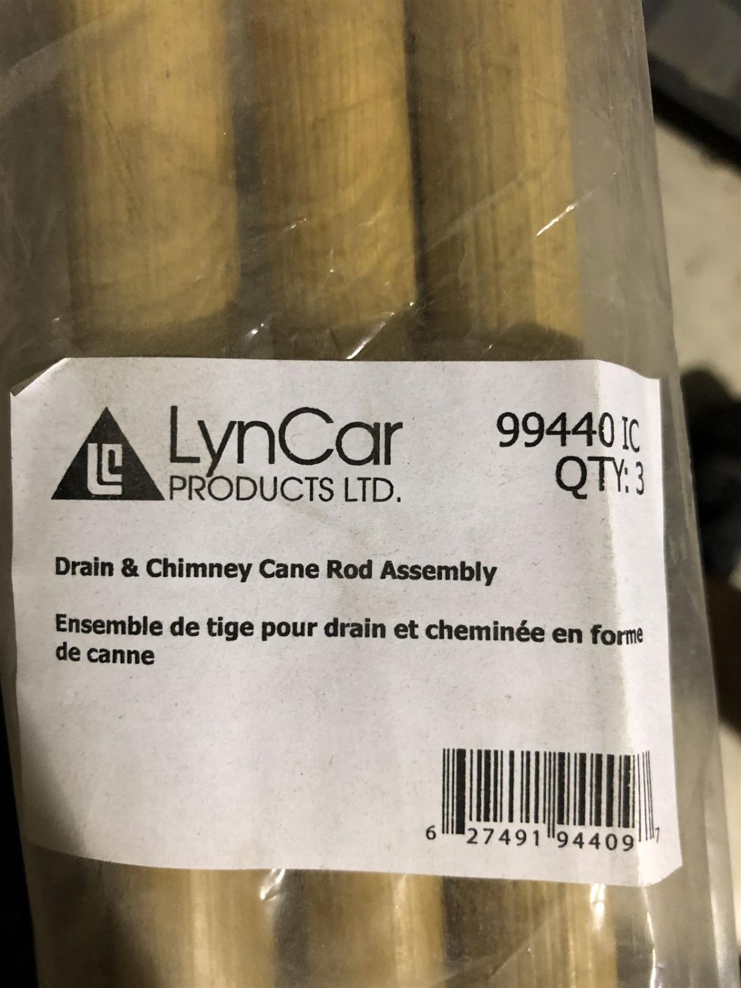 LYNCAR PRODUCTS LTD - DRAIN & CHIMNEY CANE ROD ASSEMBLY - 6PCS - Image 2 of 3