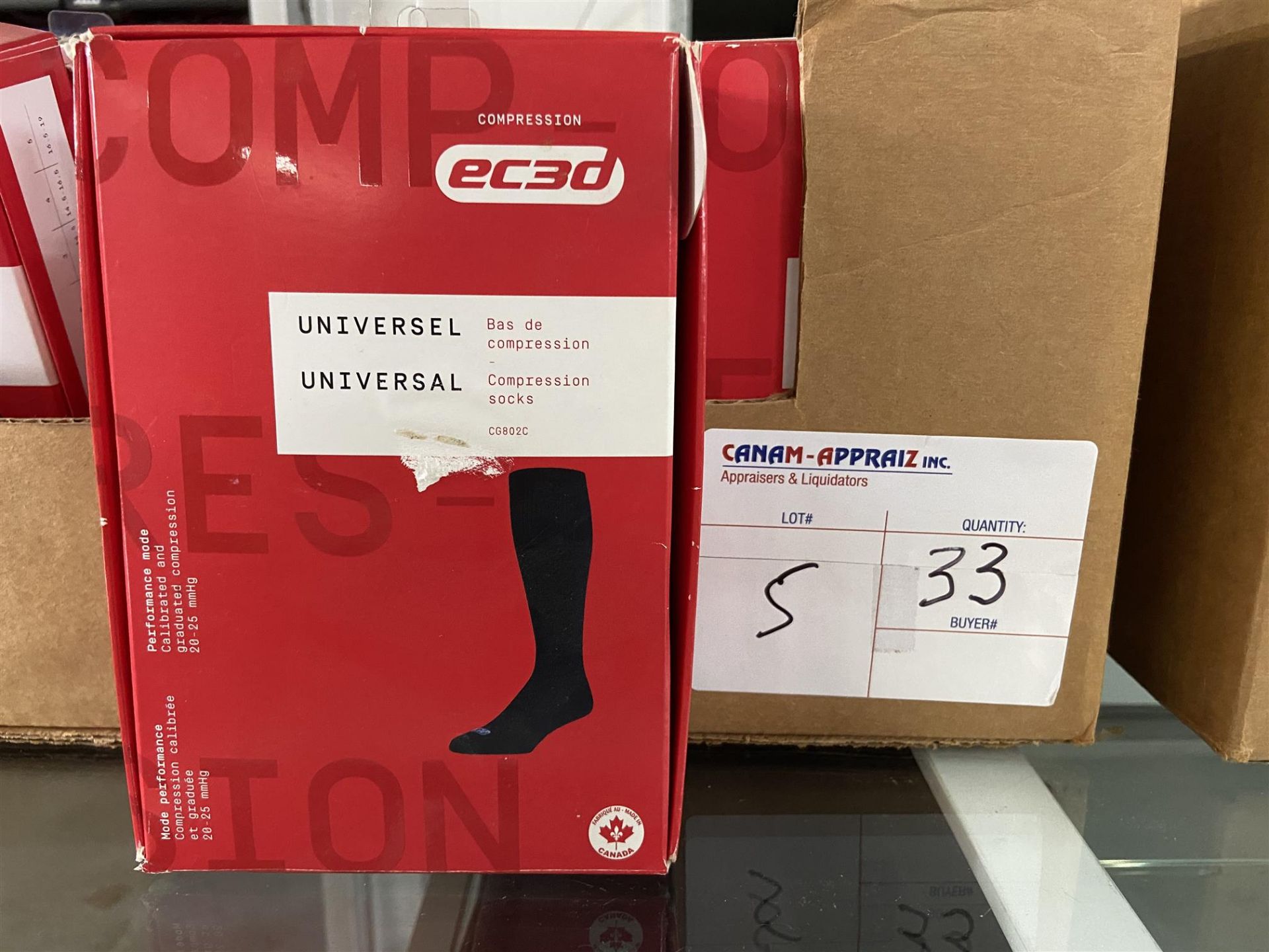 ED3D, COMPRESSION SOCKS - 33PCS