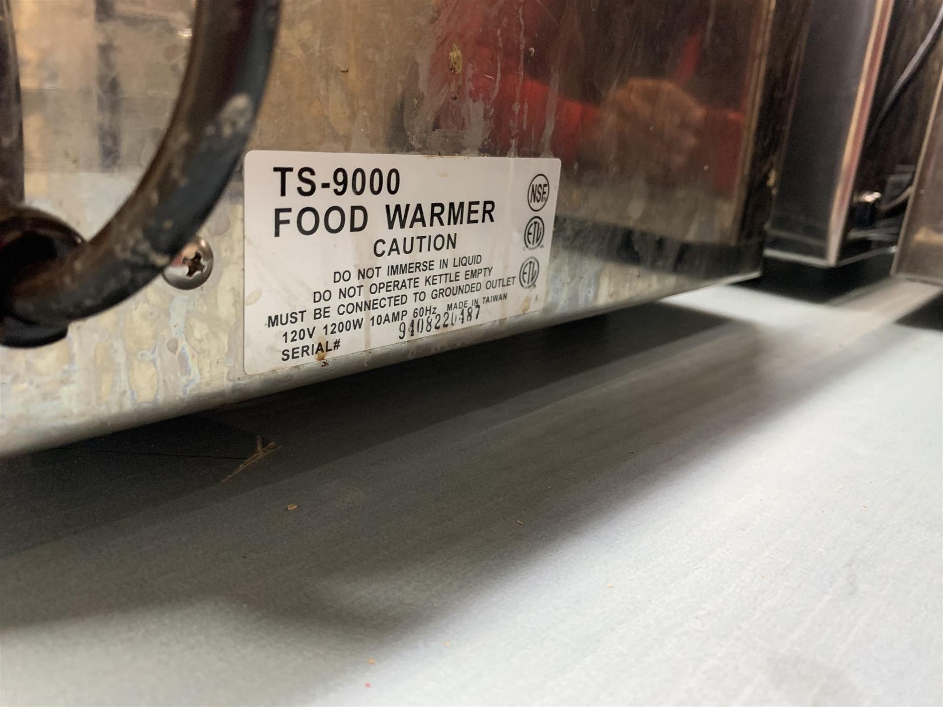 OMCAN - FOOD WARMER - MODEL # TS-9000 - Image 2 of 2