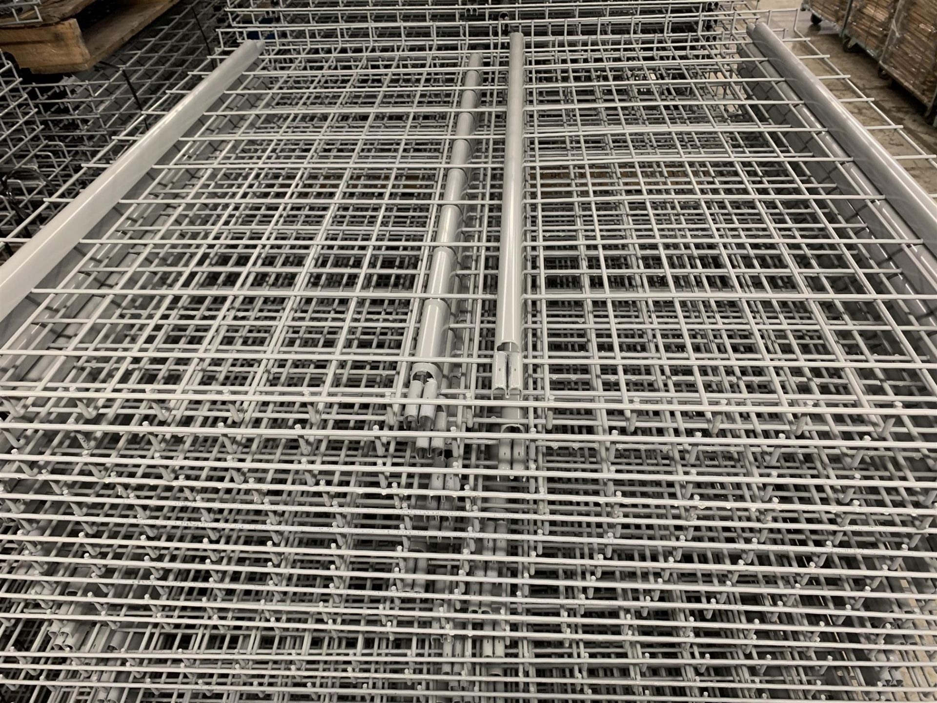 42" X 46" - READY RACK - MESH SHELVING INSERT - GREY - 24PCS - Image 2 of 2